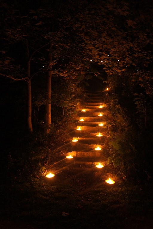 Décoration allée jardin